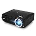 iRULU P4 HD LED Video Projector Multimedia Home Cinema Theater Support 1080P Big Screen for TV Laptop Game Smartphone