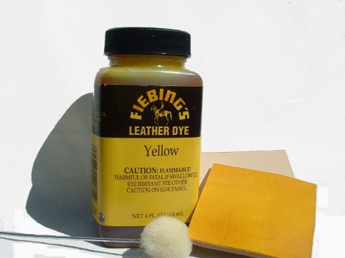 UPC 025784120812, Fiebing&#39;s Leather Dye 4 Fl. Oz. (118 Ml) - 27 Colors (Yellow)