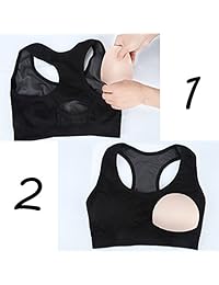 Relleno para sostén, 4 pares, cocidos, removibles, para corpiños deportivos, copa B C y C D opcional