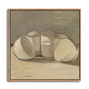 Framed Metaphysical Still Life with Triangle by Giorgio...