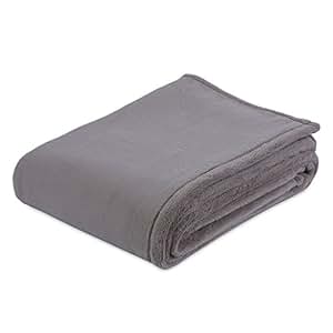 Amazon.com: Berkshire Blanket Heavyweight Primalush Plush Throw, Grey