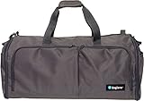 Suit Garment Bag By Baglane - Military Travel Duffel Bag (Lead Gray)
