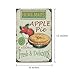 UNIQUELOVER Home Made Apple Pie Fresh & Delicious,Retro Vintage Metal Tin Signs Pub Bar Decor 12 X 8