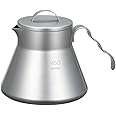 Hario Outdoor V60 Metal Coffee Server, 500ml Silver