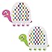 Baker Ross Rainbow Tortoise Weaving Kits (Pack of 6) for Kids to Make and Display