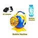 My Bubble Machine - Battery Operated Bubble Blower Maker for Indoor Outdoor Party with AC Adapter