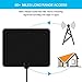 TV Antenna, Indoor TV Antenna for Digital HDTV, Super Long Range Access Freeview Indoor Digital HDTV Antenna, Build in Newest techno with 1080P VHF/UHF/FM Stronger Reception and Steady Transmission
