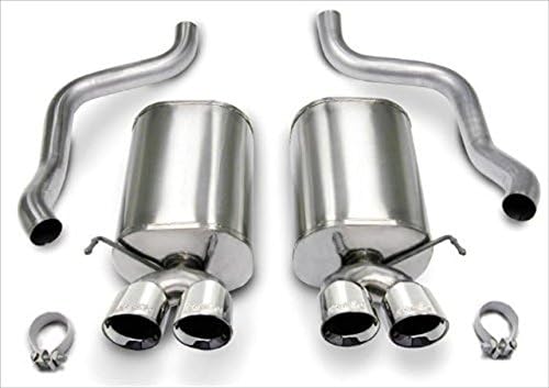 Corsa Exhaust 14169 Exhaust System 2005 - 2008 Chevrolet Corvette C6 twin 3.5 in. Pro Series Tips