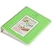CAIUL [Instax Mini 9 Photo Album] Compatible Pieces of Moment Book Album for Films of Fujiflm Instax Mini 7s 8 8+ 9 25 26 50s 70 90 (64 Photos, Lime Green)