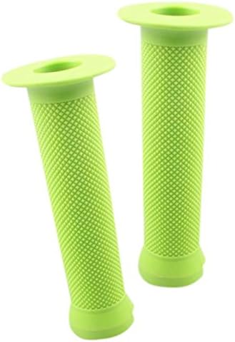 lime green bike grips