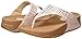 FitFlop Women's Novy Toe Post Flip Flop, Nude, 7 M US