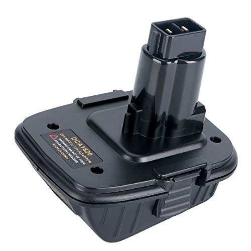 Epowon Battery Adapter DCA1820 for Dewalt 18V Tool, Convert Dewalt 20V Li-ion Battery DCB205 for Dewalt 18V NI-Cd&Ni-mh Battery Tools