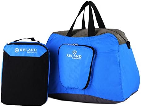 Reland Travel Duffel Bag Foldable Lightweight Luggage Sports Gym for Men &amp; Women