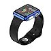 ICE FROG iWatch Series 1 42mm Case, Electroplate Metal Plated PC Slim Hard Protective Bumper HD Screen Protector Full Coverage Case Cover Shell for Apple Watch 42mm - Blue