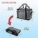 Hap Tim Soft Cooler Bag 40-Can Large Reusable Grocery Bags Soft Sided Collapsible Travel Cooler for Outdoor Travel Hiking Beach Picnic BBQ Party (US13634-Dark Grey)