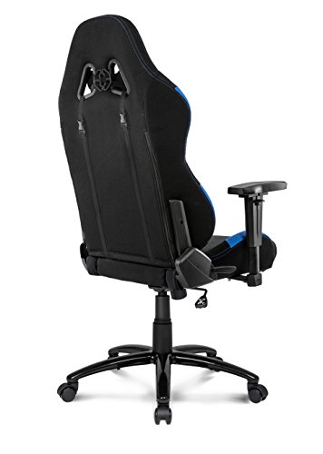 AKRacing Core Series EX-Wide Gaming Chair with Wide Seat, High and Wide Backrest, Recliner, Swivel, Tilt, Rocker and Seat Height Adjustment Mechanisms with 5/10 warranty - Black/Blue - Thumbnail 4