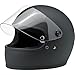 Biltwell Inc. Gringo S Flat Black Full Face Helmet - Large