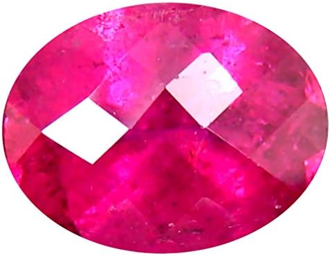 Deluxe Gems 2.05 ct PGTL Certified AAAA Grade Oval Cut (9 x 7 mm) Reddish Pink Rubellite Tourmaline Loose Gemstone