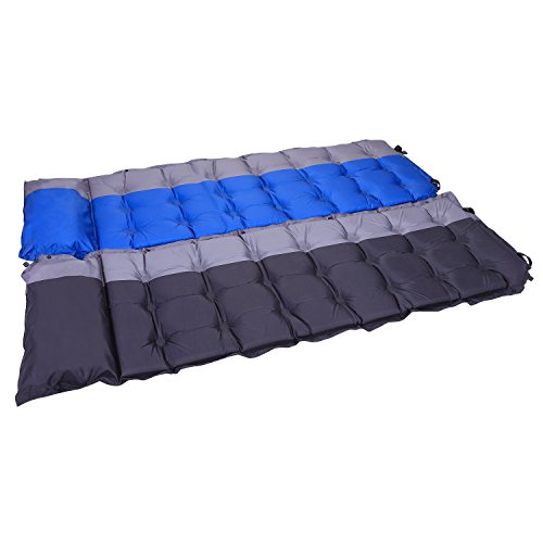 OUTCAMER Sleeping Pad with Attached Pillow, Self Inflating Sleeping Pad, Lightweight Inflatable Foam Padding Sleeping Mat for Camping Backpacking Hiking - Insulated Compact - for Kids - Thumbnail 6
