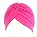 Ever Fairy 17 Pack Stretchable Polyester Turban Head Cover Twisted Pleated Headwrap by (Style A)