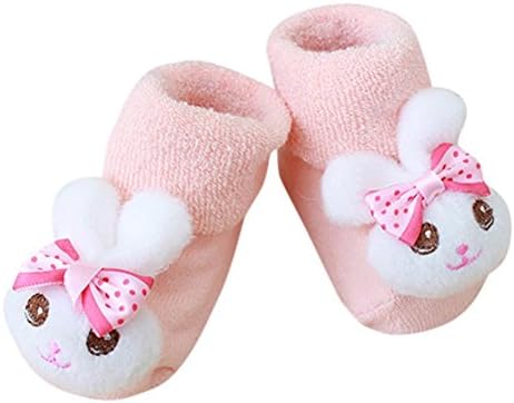 Baby Cute Cartoon Socks,Jchen(TM) Cartoon Newborn Toddler Baby Girls Boys Anti-Slip Warm Socks Slipper Shoes Boots Socks for 0-1 Years Old Baby (C)
