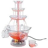 Plastic Light-Up Drink Fountain with Cups 12" x 23 1/2"