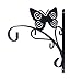 TORCHNOLOGY Iron Plant Hanger Hanging Plant Hook Bird Hanging Plant Bracket Mount Against Door Fence Deck Garage Balcony Outdoor Lawn (Butterfly)thumb 1