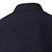 Tunevuse Mens Slim Fit Business Shirts Long Sleeve Solid Shirt