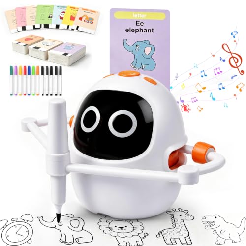 Drawing Robot for Kids, Smart Drawing Machine with 220 Educational Cards at Amazon