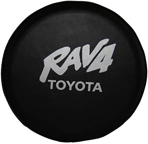 SpareCover abc-Rav4-29-silver ABC Series Silver Logo - Black Trim 29" Heavy Soft Tire Cover