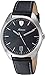 Ferrari Men's 'Abetone' Quartz Stainless Steel and Leather Casual Watch, Color:Black (Model: 0830501)