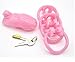 Nice Opple Male Resin Chastity Device CB Penis Cage with JJ lock Couple Games Pink