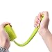 DNC Silicone Back Scrubber Soft Bath Body Brush for Shower with Long Handle (Green)