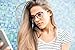 Prospek Blue light Readers For Women, ARTIST (+1.25 Diopters) - High Optical Quality Clear Lenses