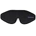 PeNeede 100% Blackout 3D Sleeping Eye Mask Contoured, Soft Memory Foam Molded Night Sleep Mask Eye Cover for Women/Men, Adjustable Comfort Blindfold Eye Shades for Nap/Migraine/Camping/Travel (Black)…