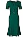 JUESE Women's 50s 60s Formal or Casual Party Pencil Dress