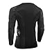 Padded Compression Shirts, Chest Protector Heart Guard Sternum Protection for Soccer Paintball Football Basketball Cycling Hockey, Long Sleeve Sports Tranning Undershirt for Men Youth Adult Goalkeeper