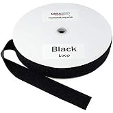 DuraGrip&reg; Brand - 2" Black Loop Sew-On | Loop Side Only, Hook Side Sold Separately