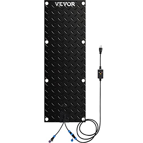 VEVOR Snow Melting Mat, 10in x 48in Heated Walkway Mat, 120V Snow and