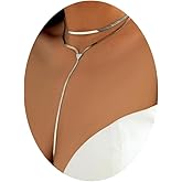 Gold Layered Choker Pendant Necklace for Women Silver Triangle Long Thick Snake Chain Statement Necklace Herringbone Y Chain Jewelry Gift