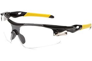 JJ LMS Pickleball Protective Eyewear – Clear Lens Sports Goggles with Adjustable Strap | Anti-Fog Safety Glasses for Indoor & Outdoor Play