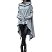 Xuan2Xuan3 Womens Kangaroo Pockets Loose Hoodies Sweatshirts Outerwear Coat Dress, Gray, XX-Large