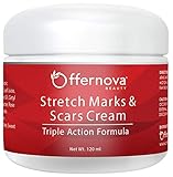Bonapiel Stretch Mark & Scar Cream - Formula for Scar Removal & Prevention for Men & Women - Natural & Organic Moisturizing Body Cream Treatment - Great for Before & After Pregnancy - 4 OZ
