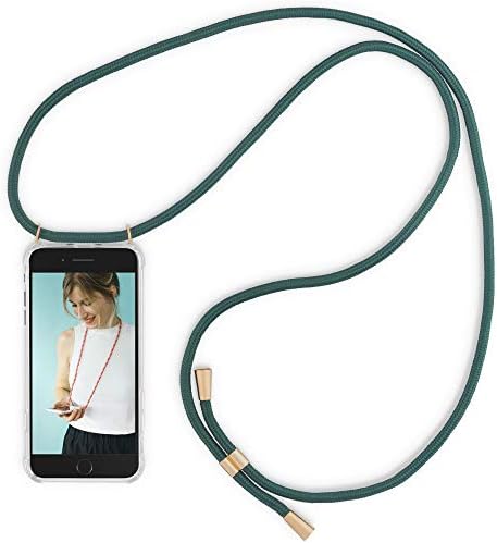 RebelCords Smartphone Necklace for iPhone 6 / 6s with Transparent Protective Case Adjustable Length Lanyard - Stylish and Super Practical - Compatible with Apple iPhone 6 / 6s