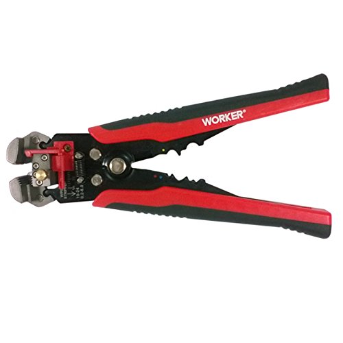 Alicate 8" Eletricista Profissional Auto Ajustável Multiuso Decapador Crimpagem Worker