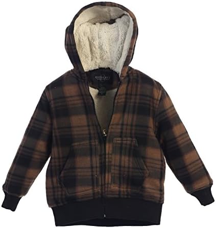 Gioberti Boys Flannel Hoodie 