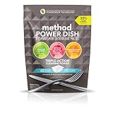 Method Power Dish Dishwasher Soap Packs, Free + Clear, 45 Count