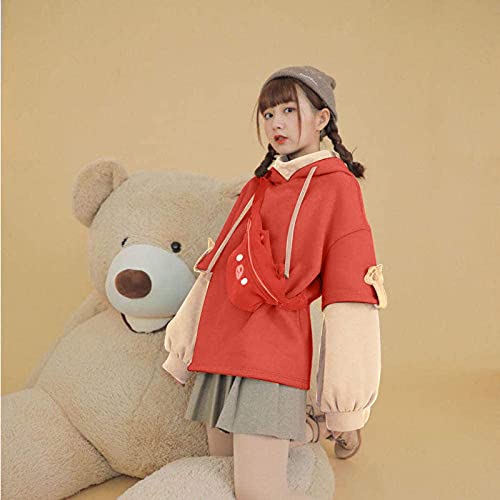 YSLMNOR Cute Bear Hoodie for Womens Teen Girls Plus Size