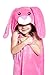 TheCroco Premium Hooded Towels for Kids | Ultra Soft and Extra Large (28 x 49 inches) | 100% Cotton Kids Bath Towel with Hood | Beach Pool Towels for Ages 1-8 Boys & Girls (Bright Pink)
