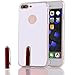 iPhone 7 Plus/8 Plus Mirror Case, YMCCOOL Luxury Mirror Clear Slim TPU Bumper Shock-Absorption Anti-Scratch Protective Case Cover Bright Reflection for iPhone 7 Plus/8 Plus 5.5